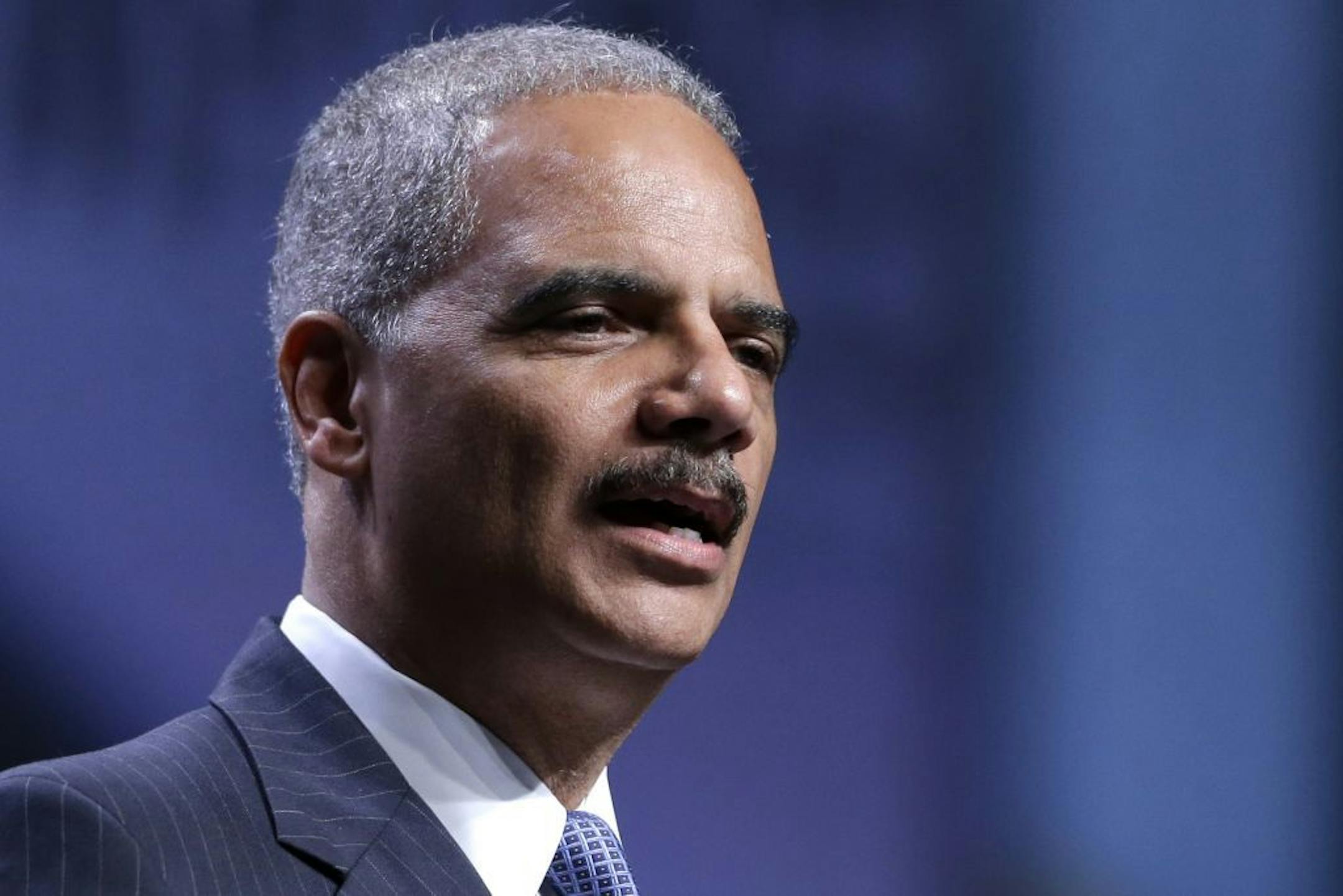Attorney General Eric Holder speaks at the National Urban League annual conference, Thursday, July 25, 2013, in Philadelphia. Holder announced Thursday the Justice Department is opening a new front in the battle for voting rights in response to a Supreme Court ruling that dealt a major setback to voter protections.