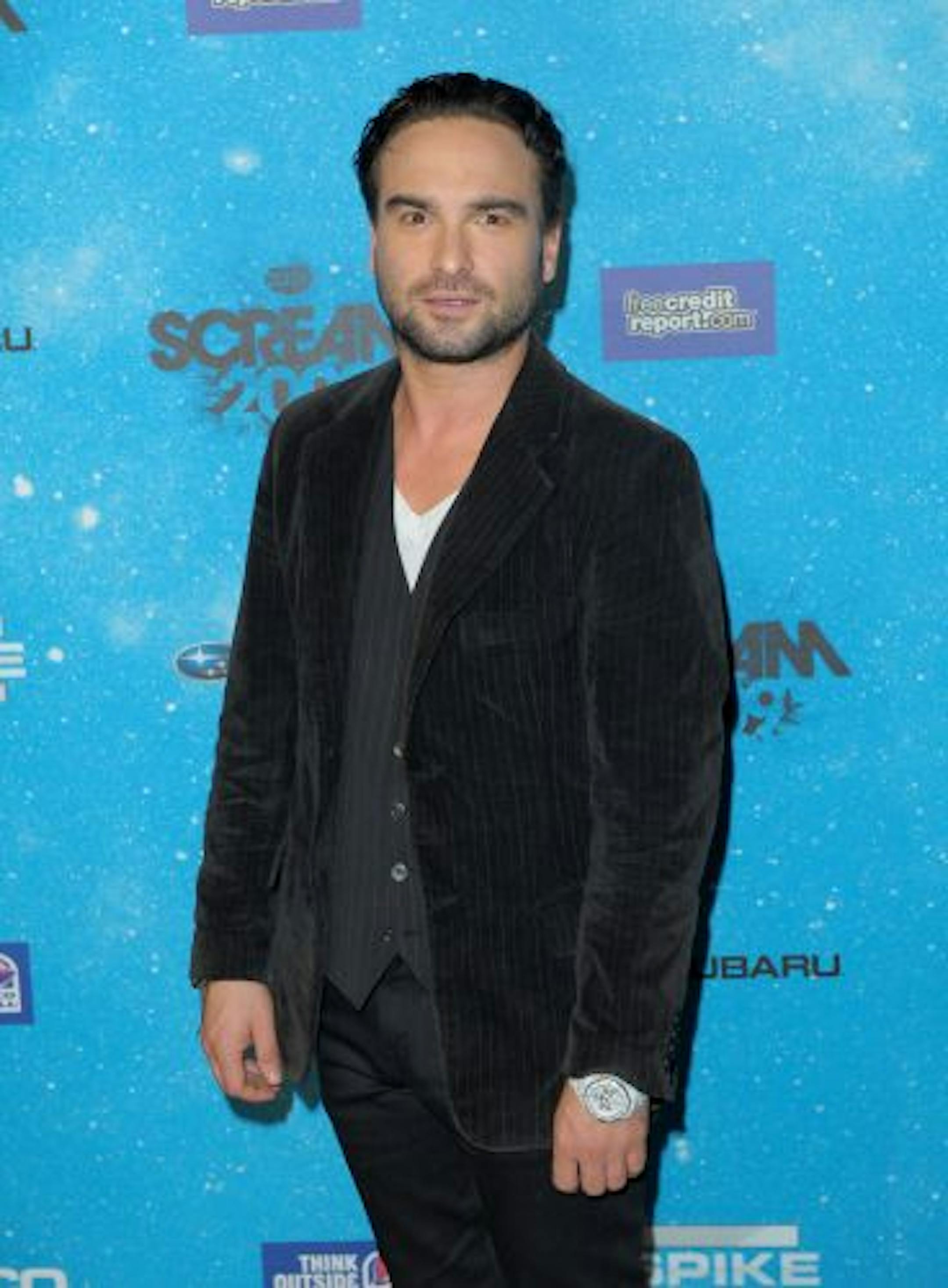 LOS ANGELES, CA - OCTOBER 17: Actor Johnny Galecki arrives at Spike TV's Scream 2009 held at the Greek Theatre on October 17, 2009 in Los Angeles, California.