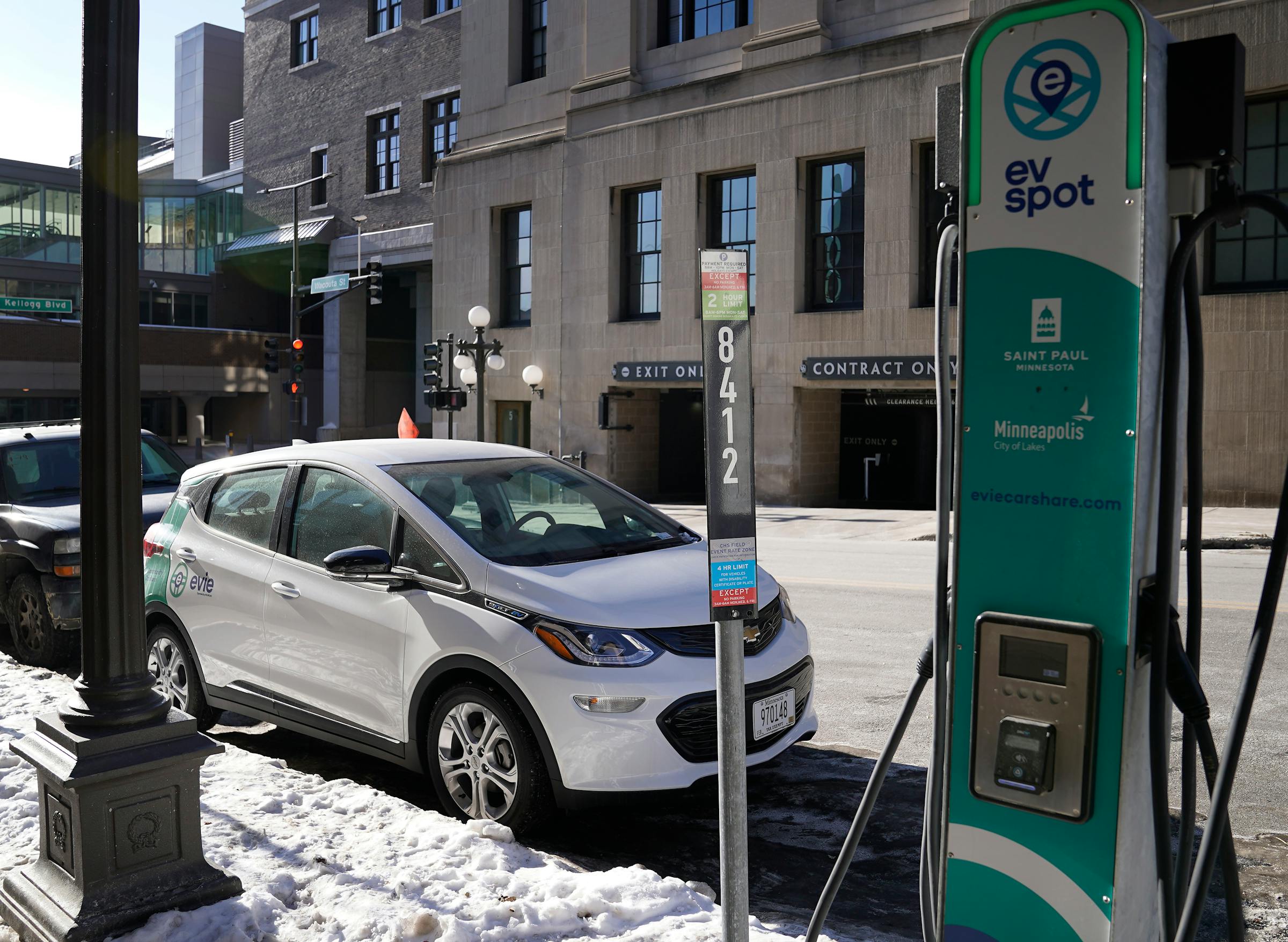 St. Paul sued to save federal funding for electric car program. Now they’re charging on the East Side.
