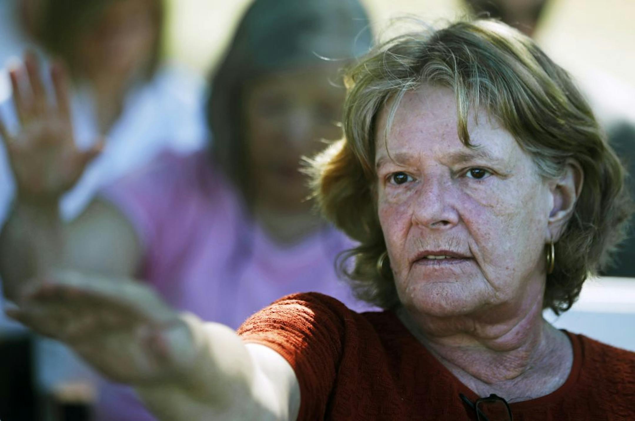 Sue Hunter-Weir, historian and chair of the Friends of the Cemetery prayed over the 350 people buried whose bodies were used for medical research at the University of Minnesota.