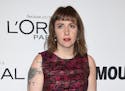 FILE - In this Monday, Nov. 14, 2016, file photo, Lena DunhDunham apologized for saying on her "Women of the Hour" podcast that that she wished she ha