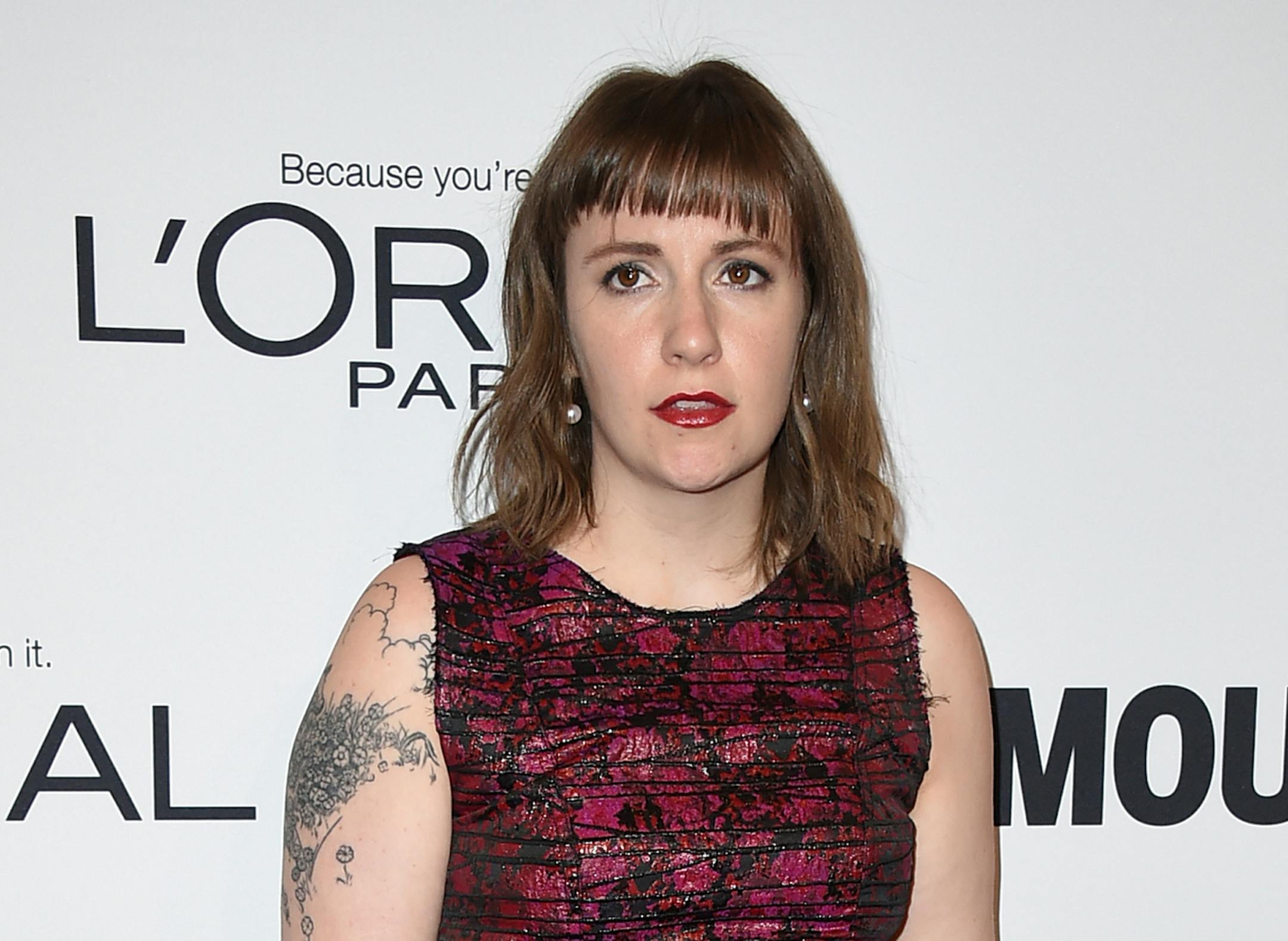 FILE - In this Monday, Nov. 14, 2016, file photo, Lena DunhDunham apologized for saying on her "Women of the Hour" podcast that that she wished she had an abortion.