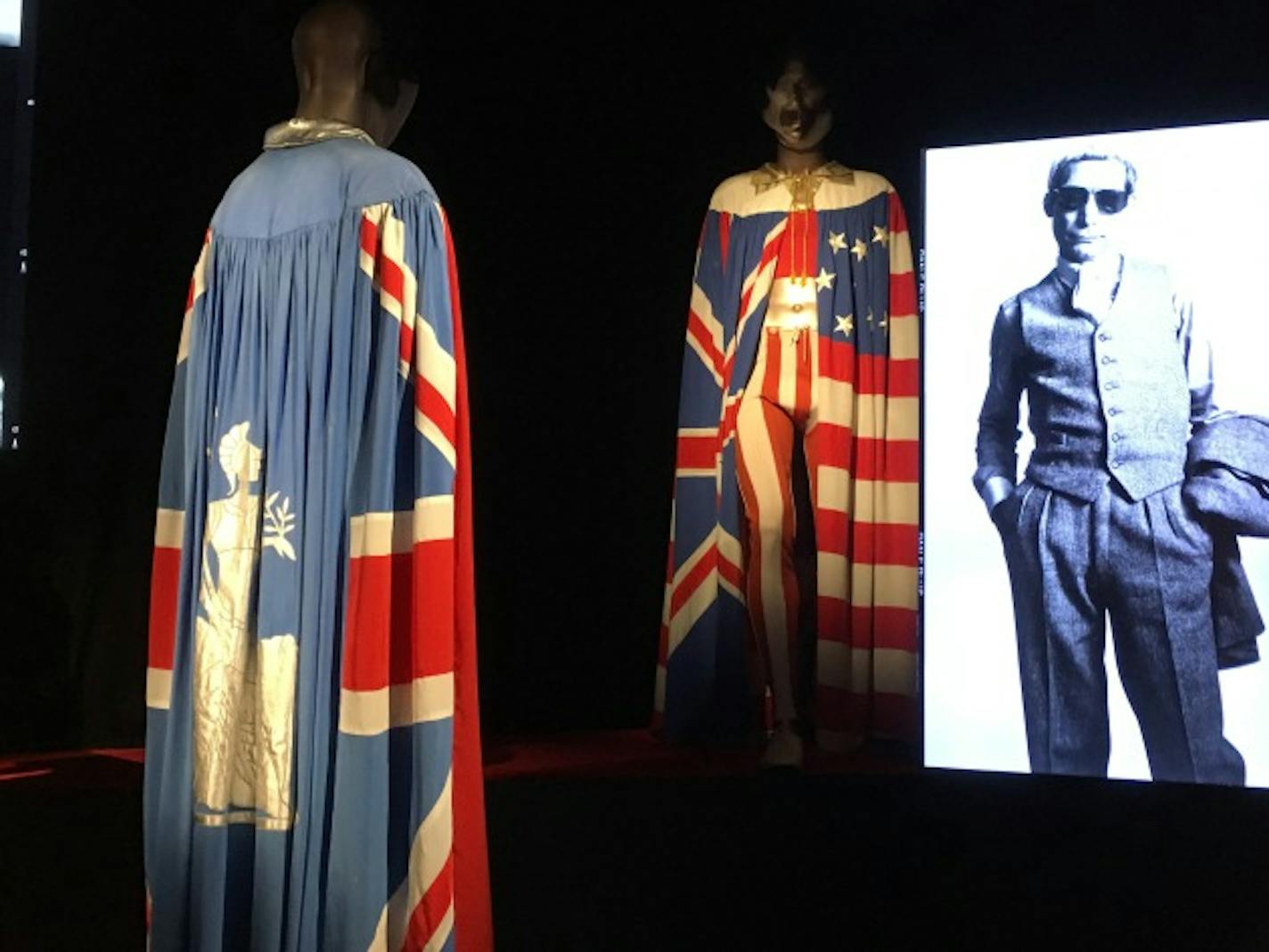 Mick Jagger's stage costumes in 1981-82 were flashier than Charlie Watt's natty suit