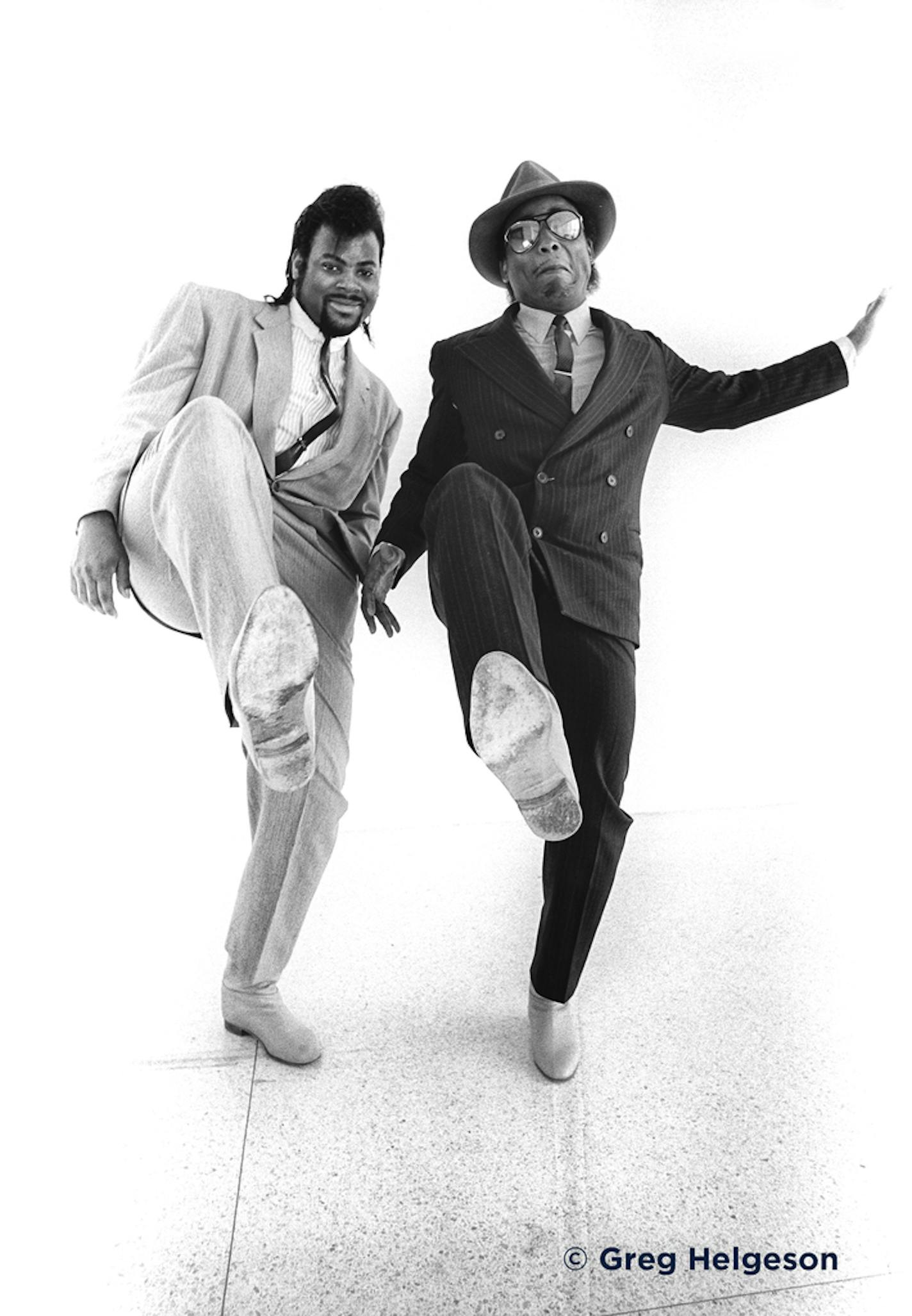 Jimmy Jam and Terry Lewis in 1984, just as their hitmaking career was beginning to take off.