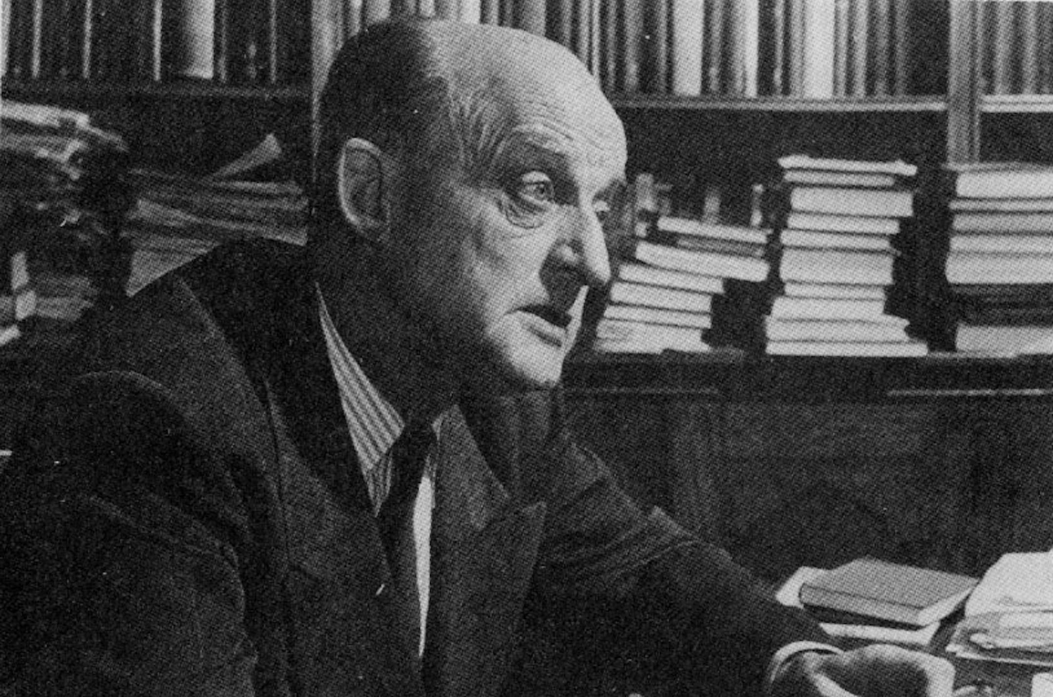 Photo of theologian Reinhold Niebuhr from the book "The Serenity Prayer" by Elisabeth Sifton, his daughter, about the famous prayer written by her father. The book is published by W.W. Norton. Photo by Alfred Eisenstadt, courtesy of Elisabeth Sifton. MUST CREDIT.