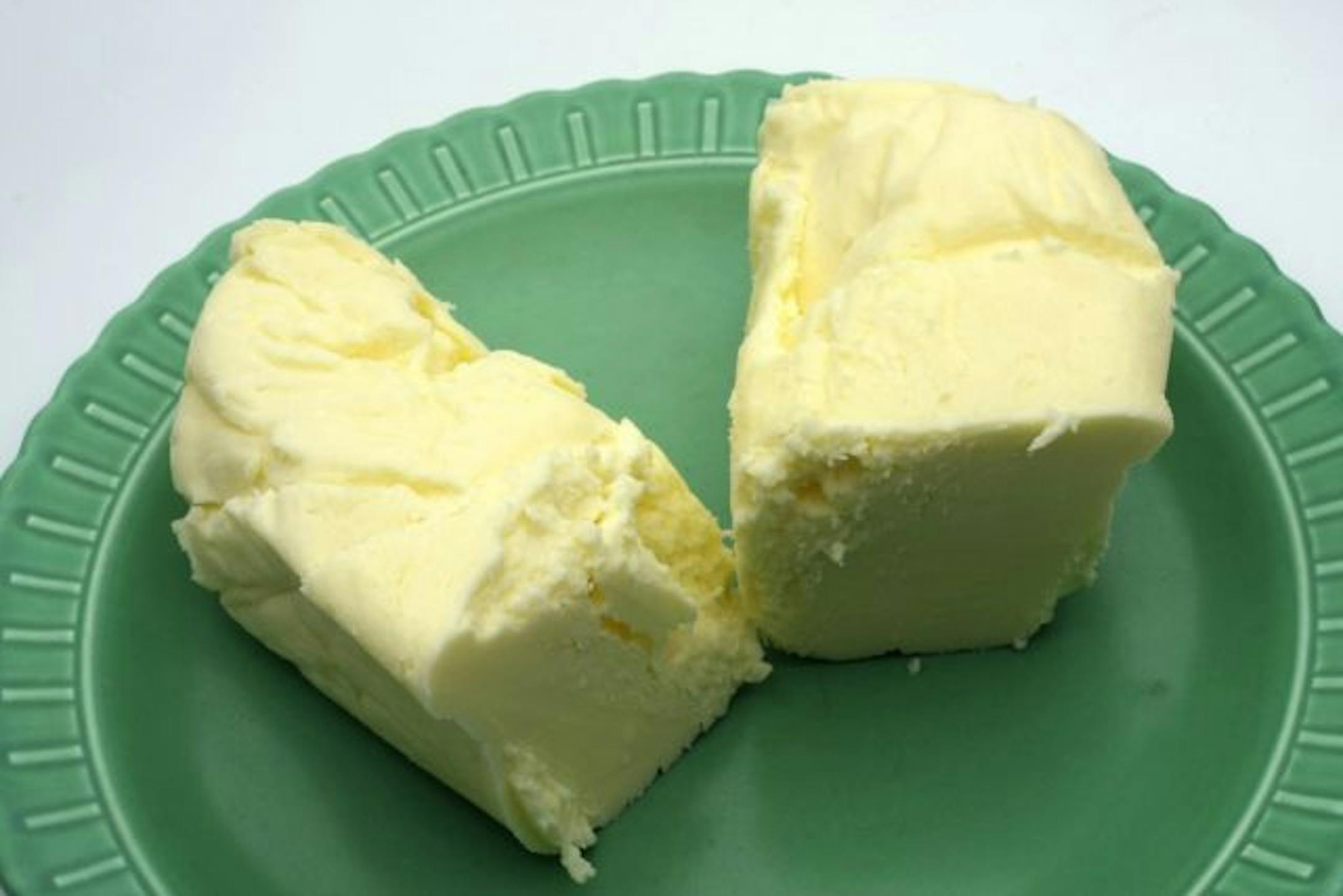 Hand-formed butter from Rochdale Farms