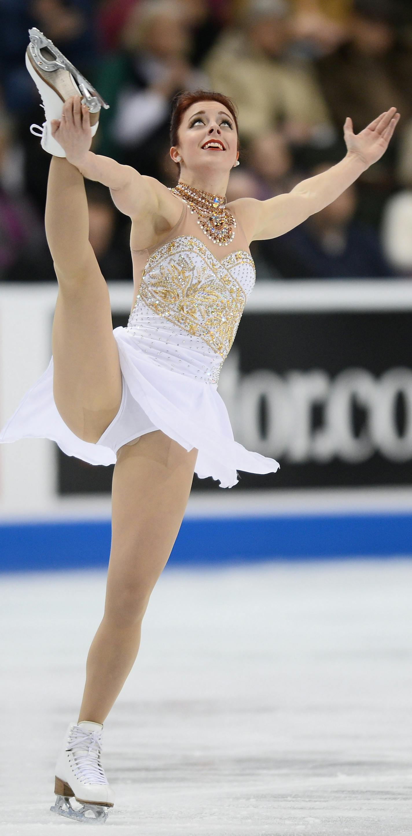 Ashley Wagner performed Saturday night in the Championship Ladies Free Skate Program of the 2016 Prudential U.S. Figure Skating Championships. ] (AARON LAVINSKY/STAR TRIBUNE) aaron.lavinsky@startribune.com The Championship Ladies Free Skate Program of the 2016 Prudential U.S. Figure Skating Championships was held at Xcel Energy Center on Saturday, Jan. 23, 2016 in St. Paul, Minn.