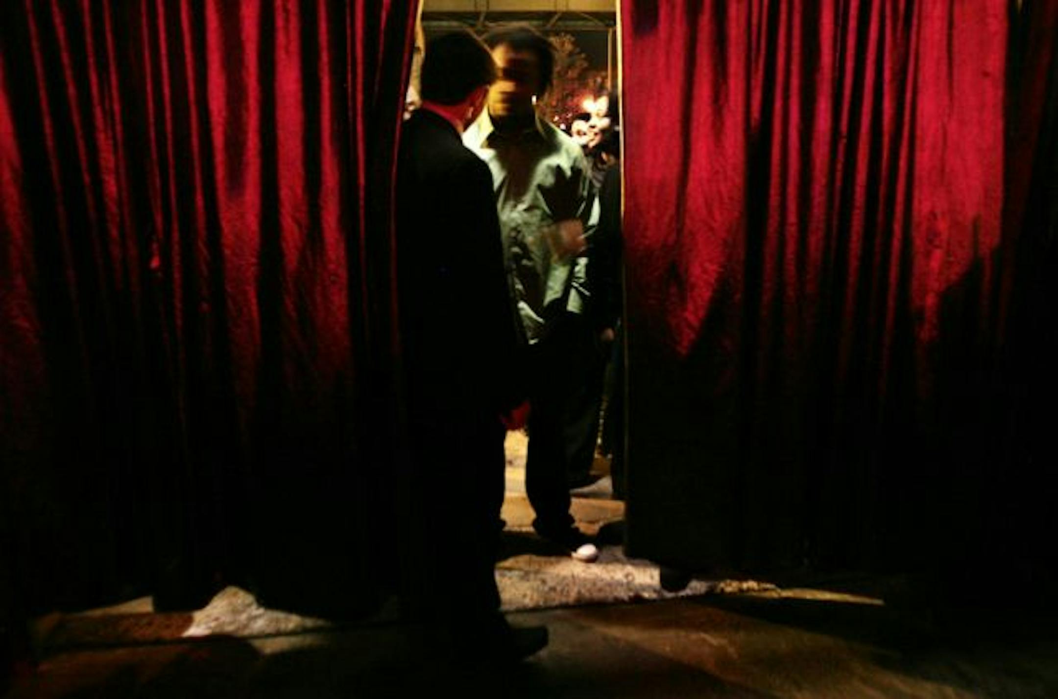 The scene outside The Lounge, where inside a private, invite only club night, put on by the Society, hopped.