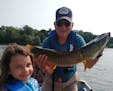 Harper Schoenrock, 8, of Edina caught this 36-inch northern pike while fishing last week for panfish on Medicine Lake. She used a drop shot with night