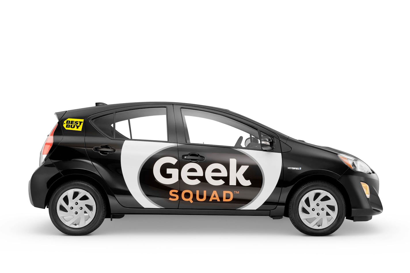 The Geek Squad's new wheels -- a Toyota Prius.