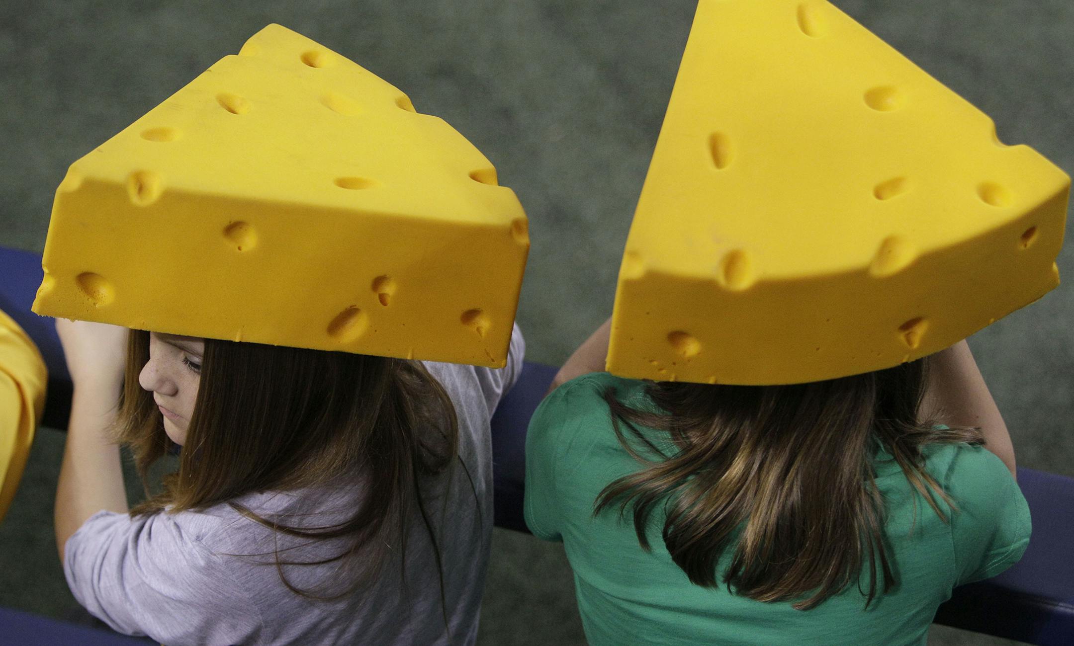 While names for Minnesotans have lacked staying power, Wisconsinites have embraced the cheesehead moniker.