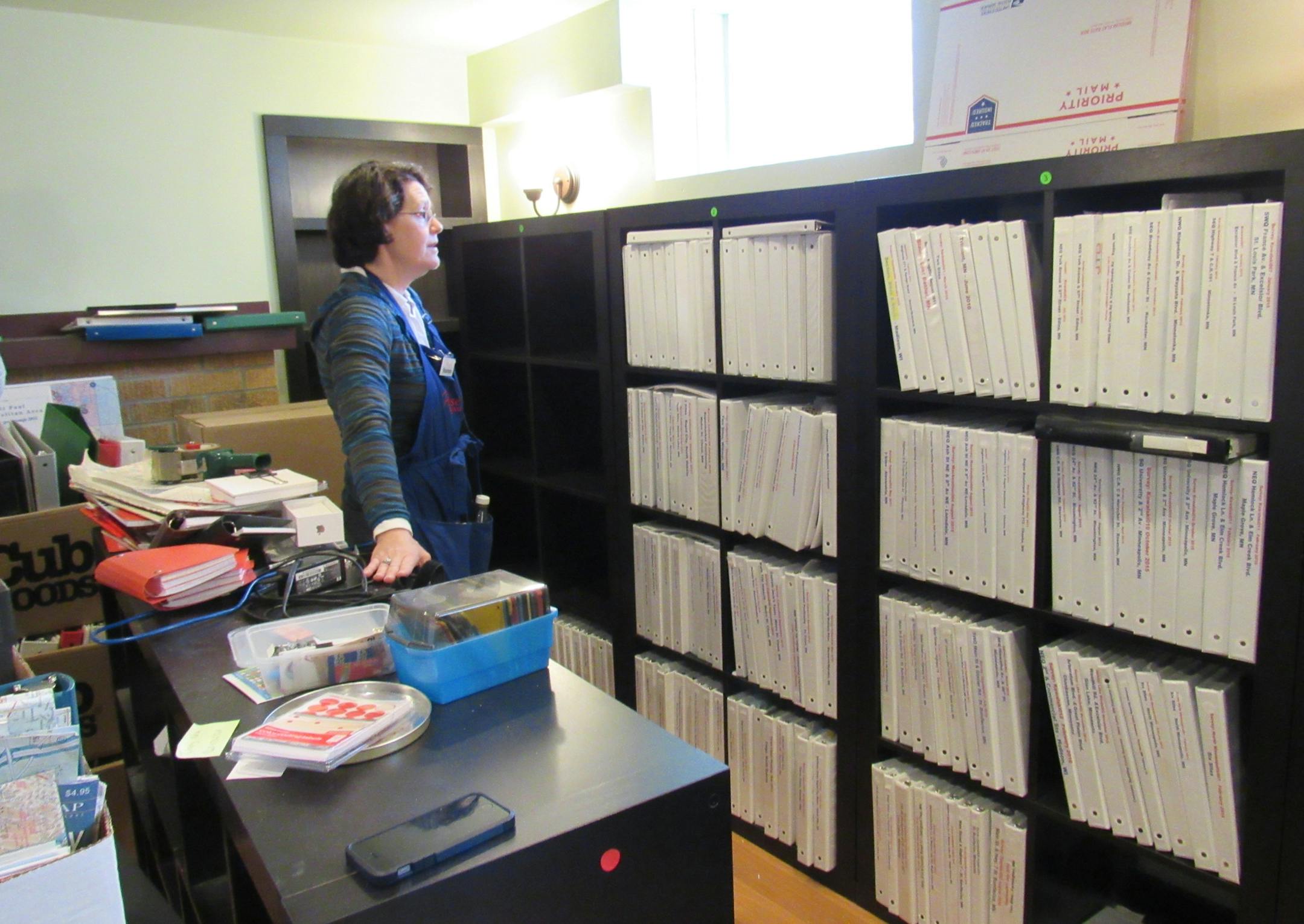 A Rose's Daughter employee helped Kit Naylor go through her belongings. Provided by Kit Naylor