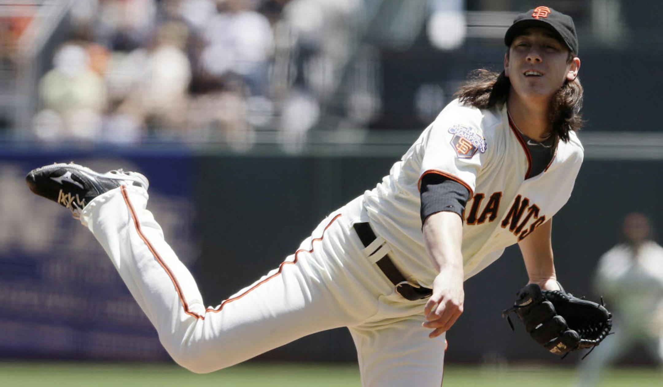 San Francisco righthander Tim Lincecum
