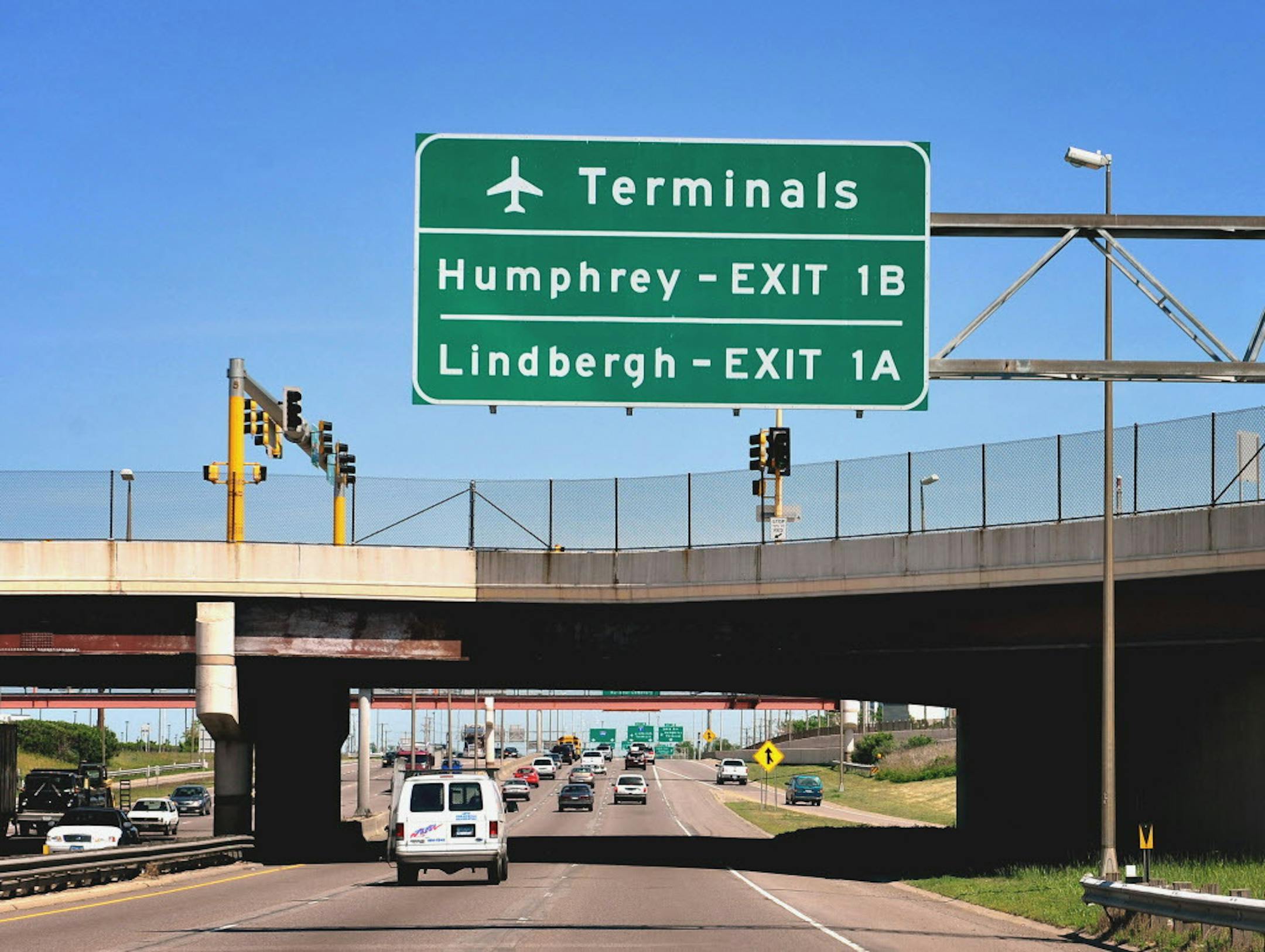 Entrance to the Twin Cities airport in 2009.