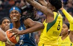 Lynx center Sylvia Fowles, who has 3,065 rebounds in her WNBA career, needs five to pass Tina Thompson for fourth on the league's career list.