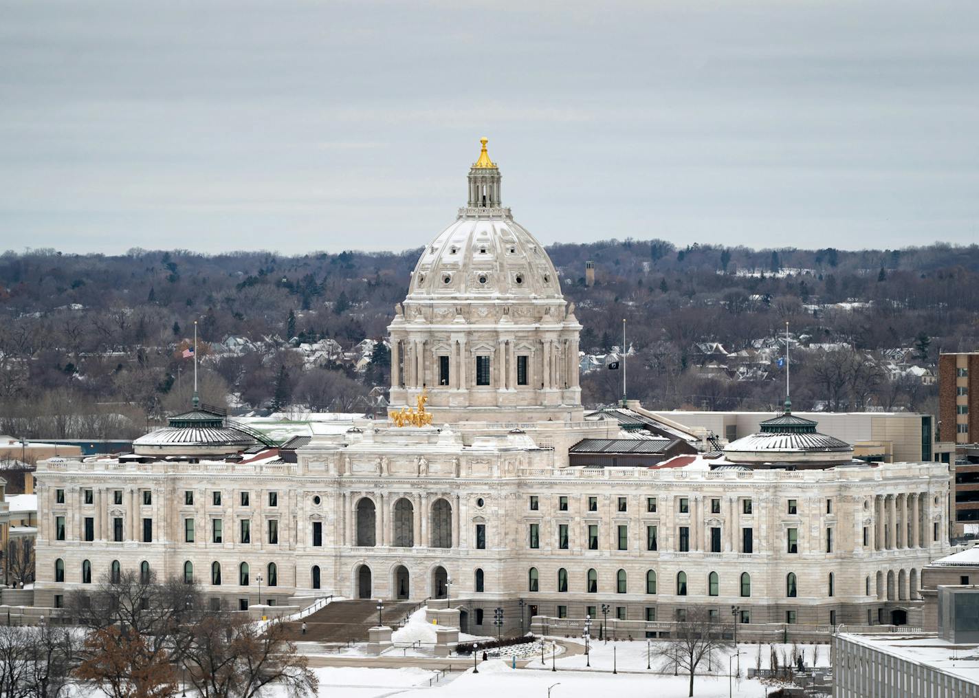 The Minnesota State Capitol as seen from downtown St. Paul. ] GLEN STUBBE &#x2022; glen.stubbe@startribune.com Monday, December 3, 2018 EDS, available for any appropriate use.