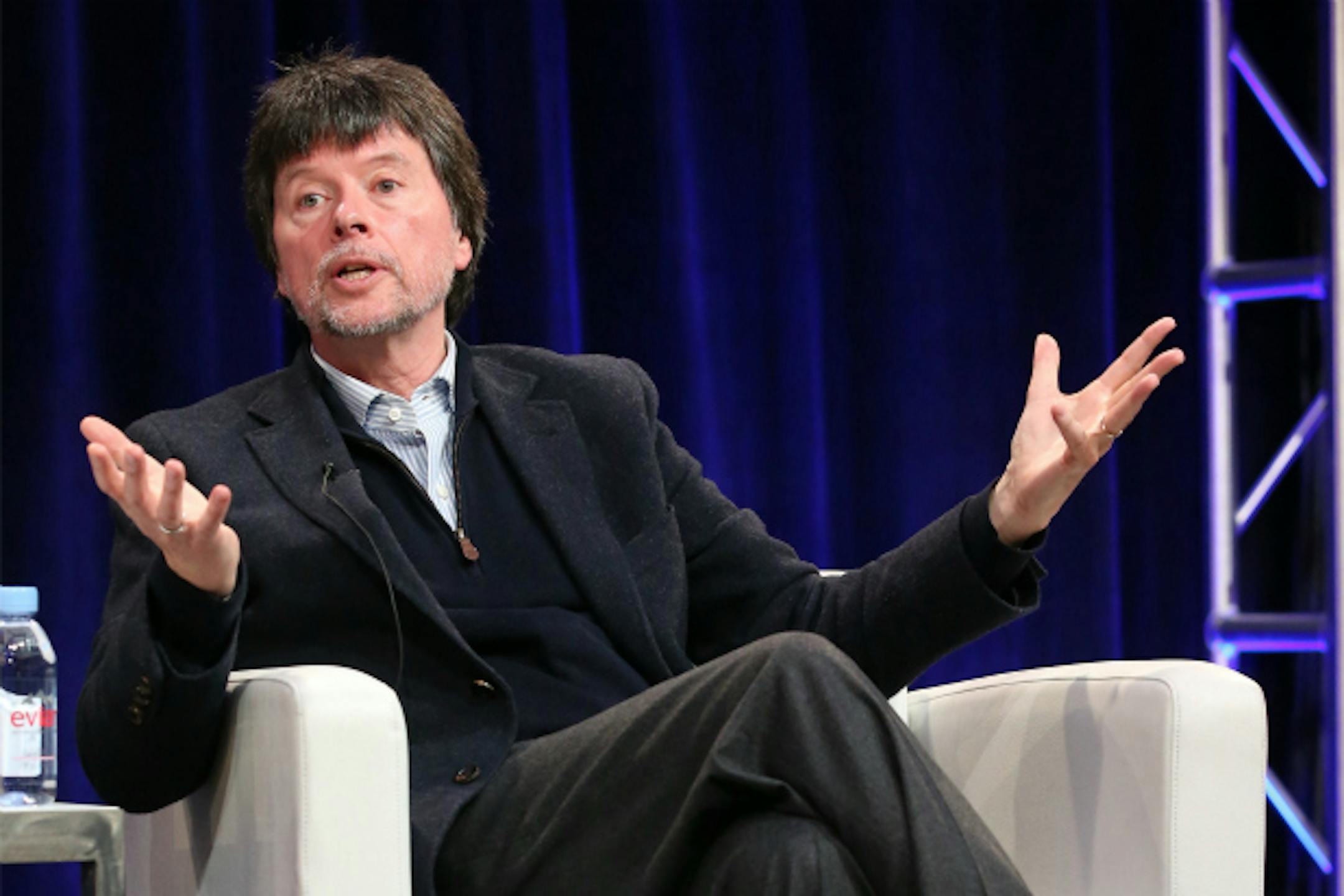 Ken Burns spoke to TV critics in Los Angeles.
