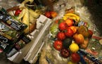 Vegetables, fruits, seafood and dairy products are thrown away more than junk food.