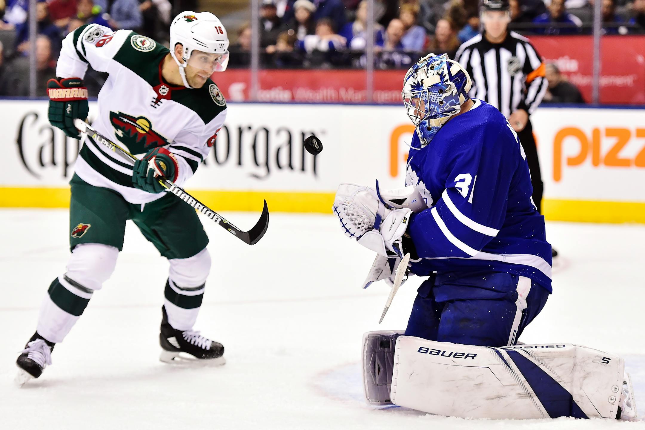 Minnesota Wild left wing Jason Zucker scored six goals over three games last week.