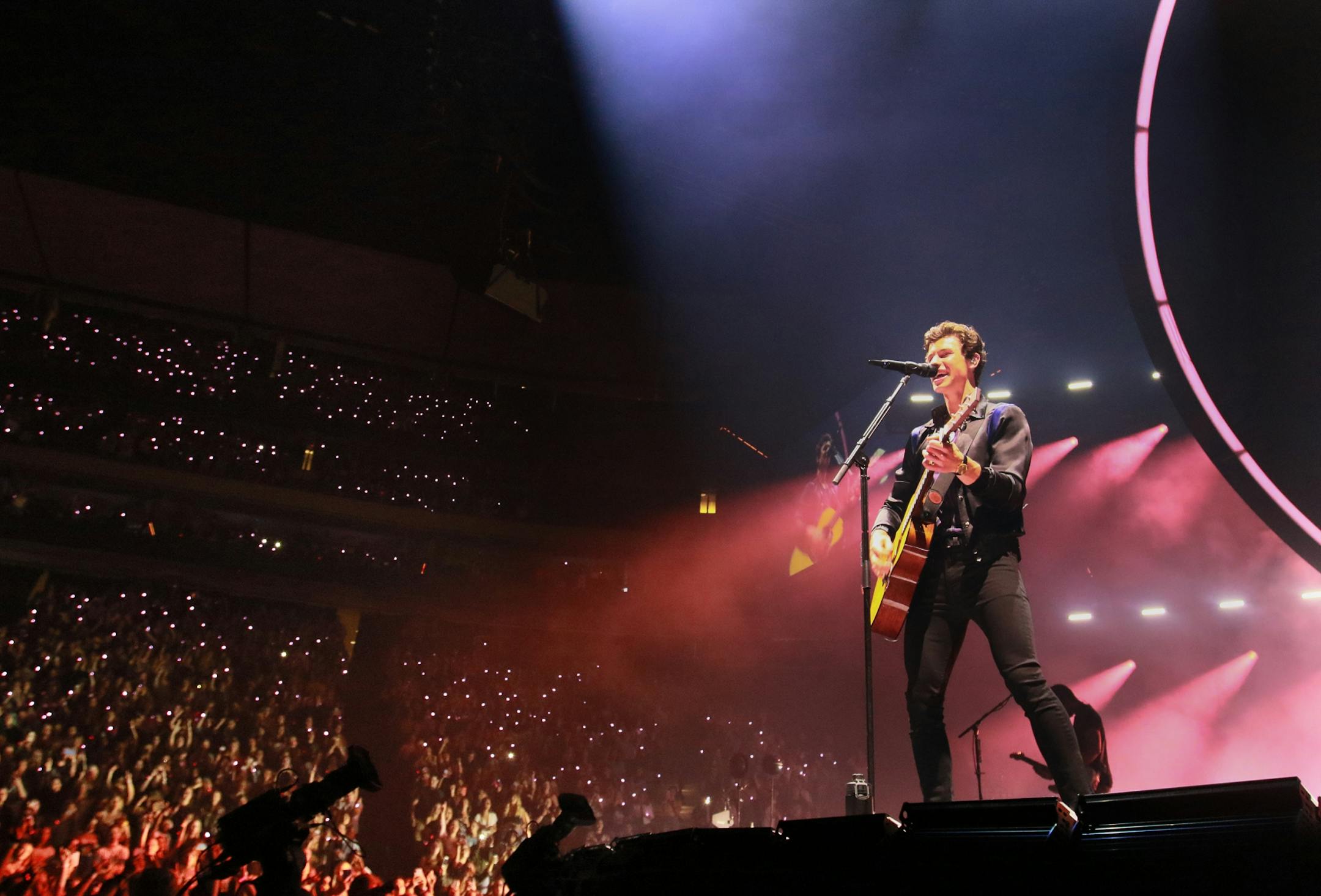 Shawn Mendes performs Friday, June 21, 2019, at the Xcel Energy Center in St. Paul, MN.