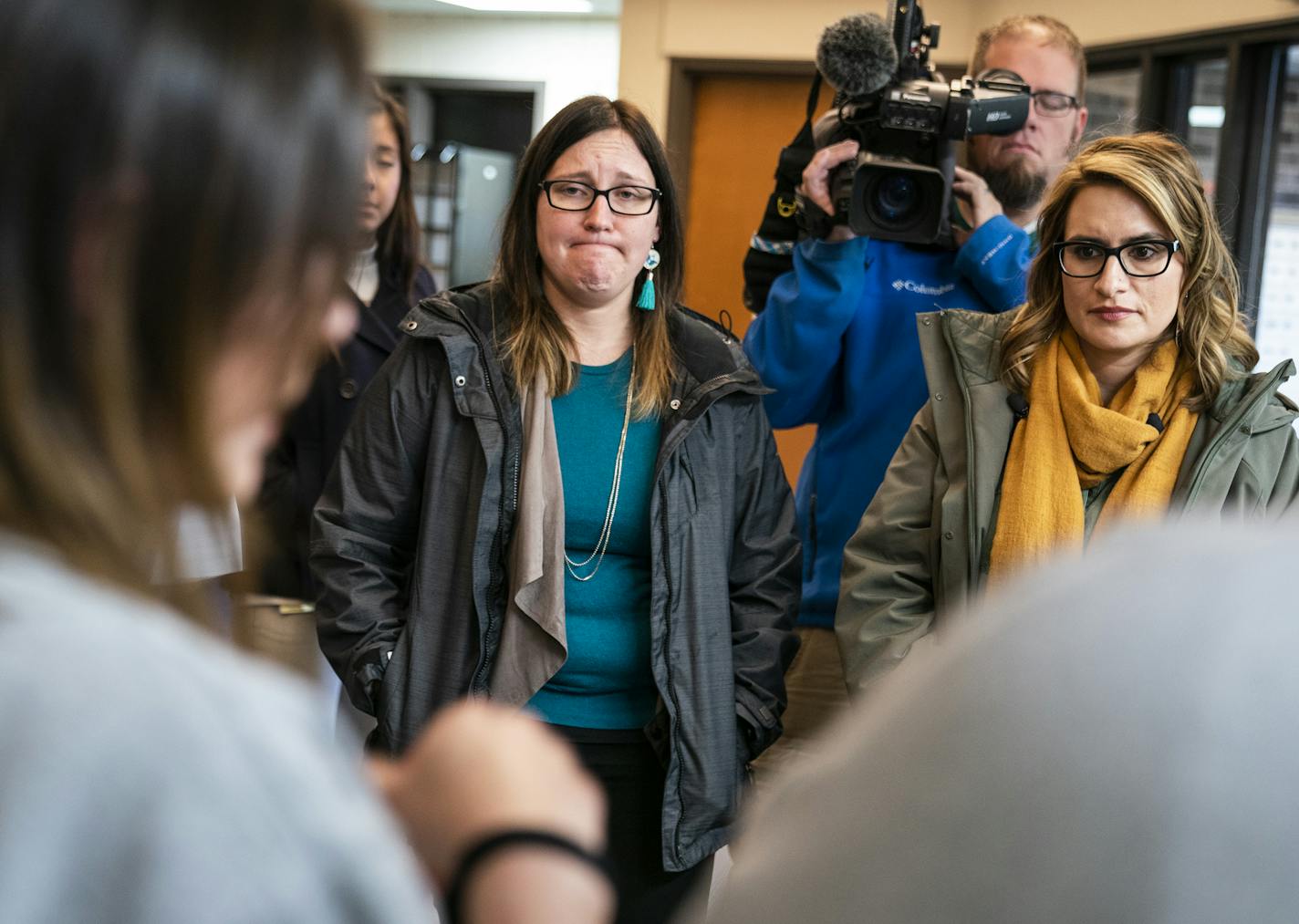 Lt. Gov. Peggy Flanagan, right, and Rep. Jamie Becker-Finn, (DFL-Roseville) spoke with inmates in the Parenting Unit of Minnesota Correctional Facility - Shakopee. ] LEILA NAVIDI &#x2022; leila.navidi@startribune.com BACKGROUND INFORMATION: Lt. Gov. Peggy Flanagan and Rep. Jamie Becker-Finn, (DFL-Roseville) toured Minnesota Correctional Facility - Shakopee women's prison on Tuesday, October 29, 2019.