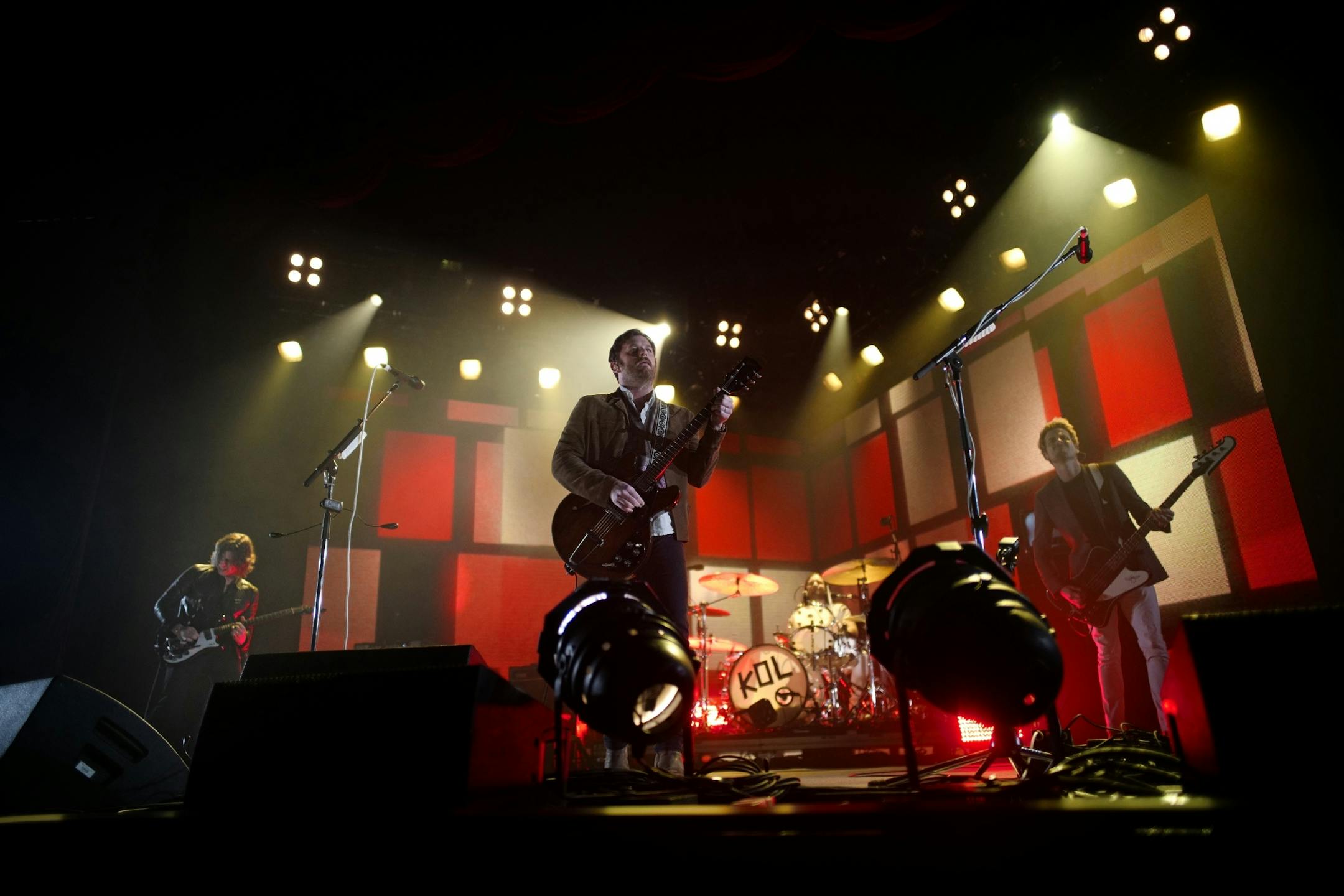 The Kings of Leon took over the Xcel Energy Center as the main attraction for the night.