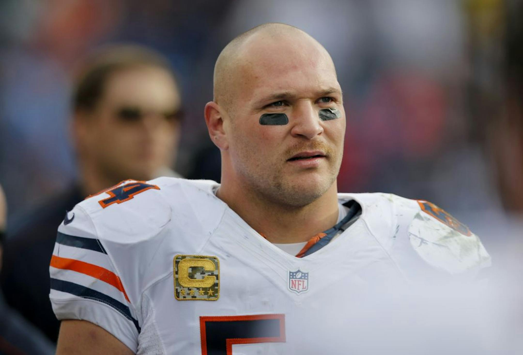 Chicago Bears middle linebacker Brian Urlacher.