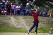 Patrick Reed, playing the eighth hole during the Sunday's final round at the 3M Open in Blaine was called up to participate in the Olympics.