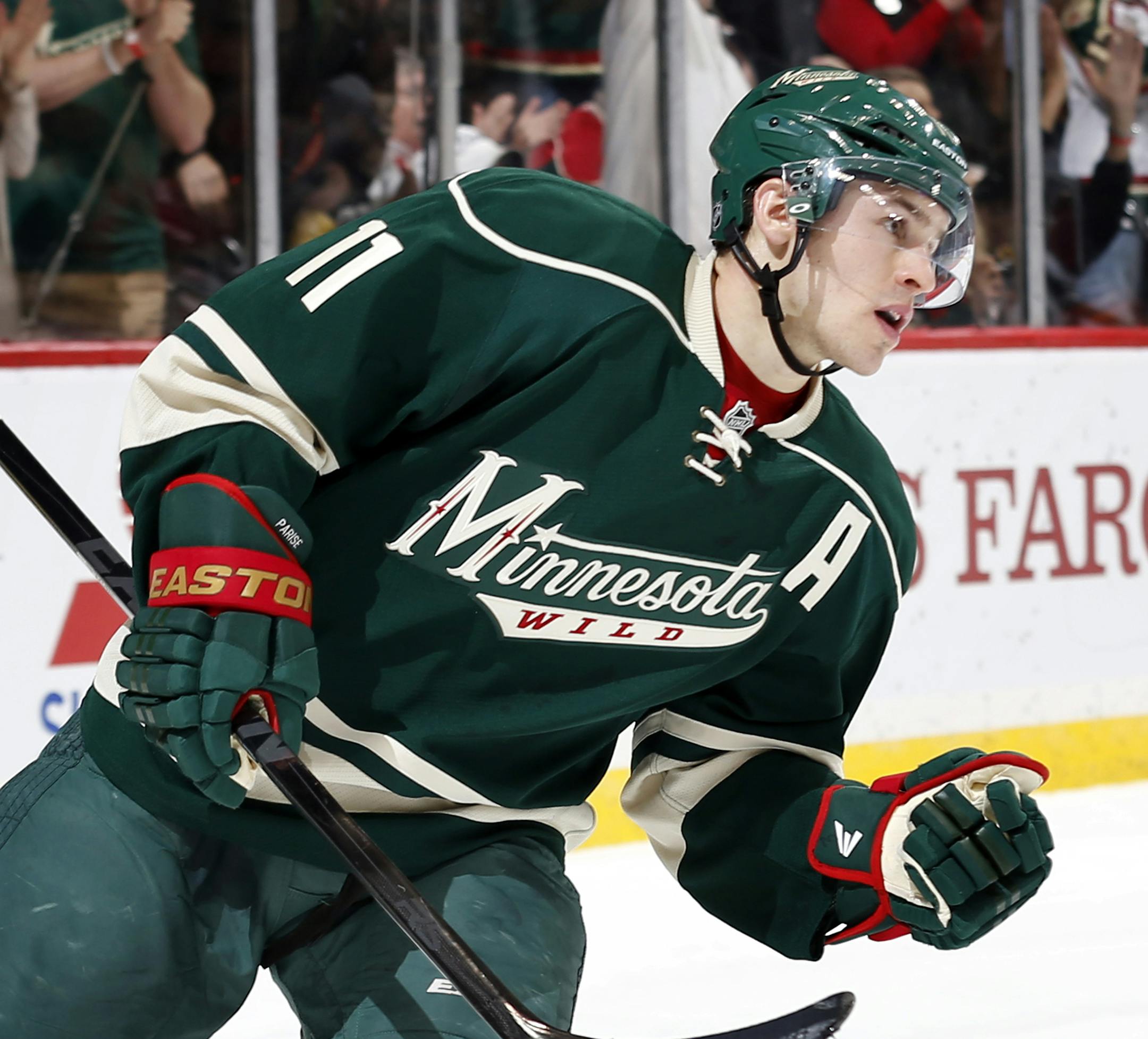 The Minnesota Wild's Zach Parise