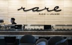 The sushi restaurant Rare at the entrance to the new Lifetime Fitness at Southdale Center in Edina, Minn., on Monday, December 2, 2019. ] RENEE JONES 