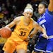 Gophers' Carlie Wagner was the high scorer of Sunday's basketball game vs. Seton Hall with 20 points. Gophers won 90-57.