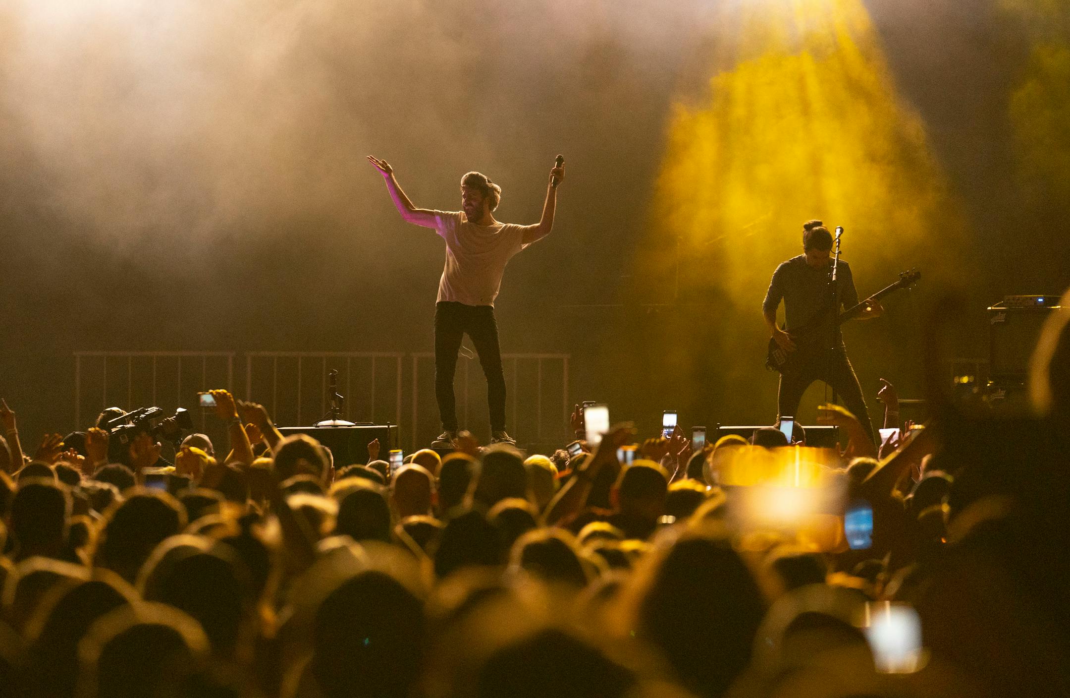 AJR headlined Friday evening at the Basilica Block Party in Minneapolis.