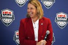 Minnesota Lynx head coach Cheryl Reeve smiles during a press conference to announce she’d been named the head coach of USA Women’s Basketball Dec.