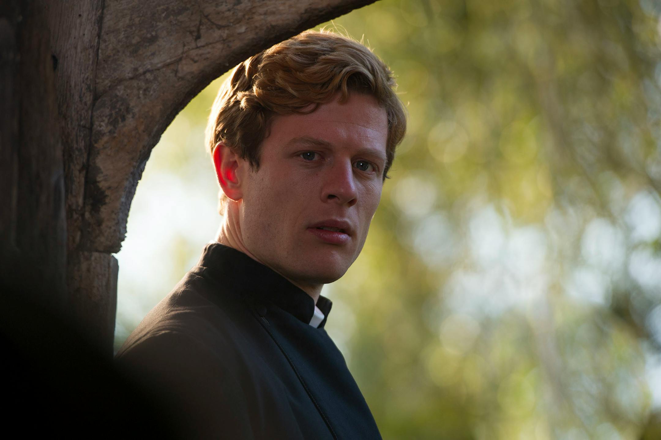 James Norton as Sidney Chambers in "Grantchester."