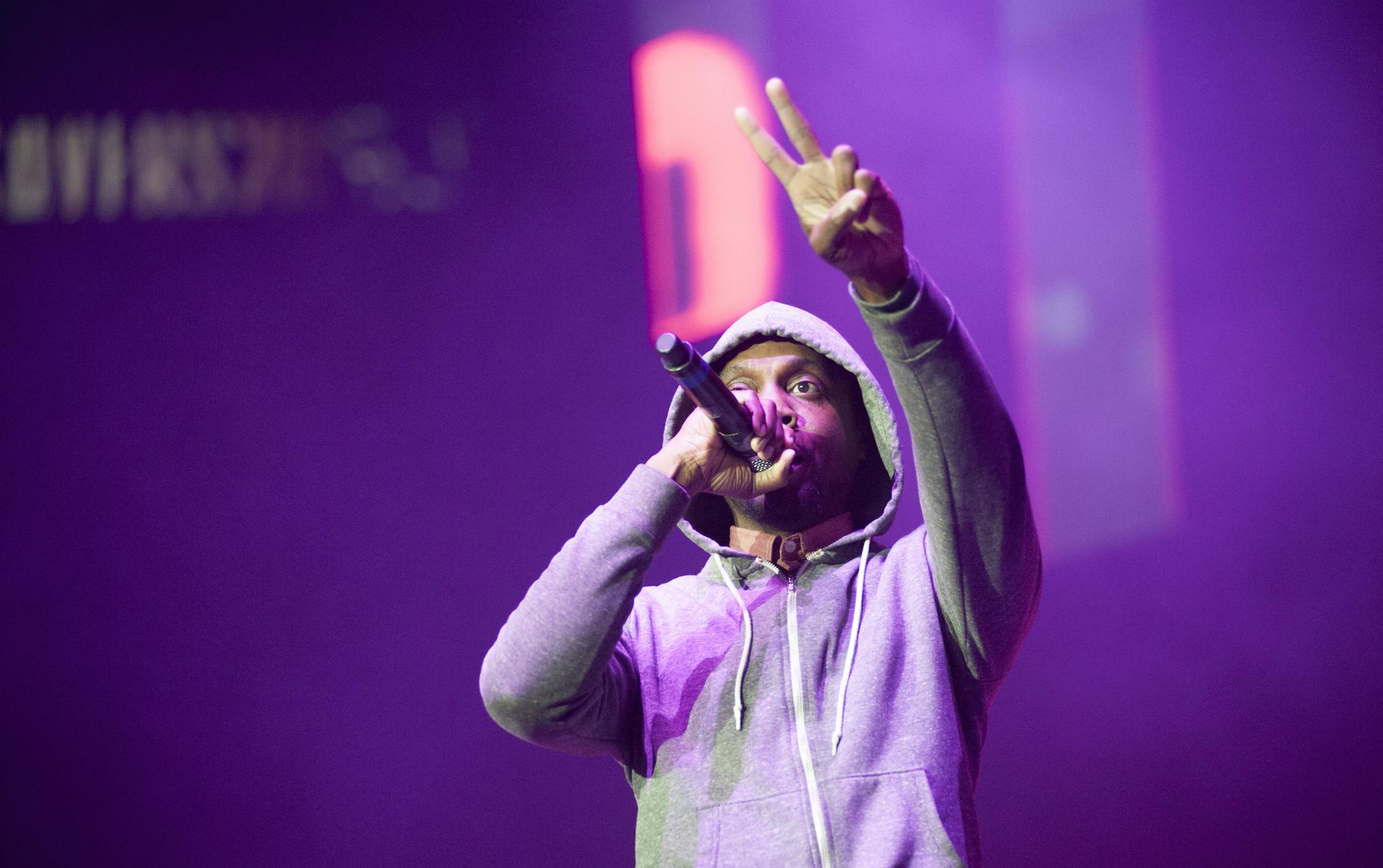 Soul Position plays at the Rhymesayer's 20th anniversary celebration at Target Center on Friday, Dec. 4, 2015. ] Photo by Leslie Plesser ï Special to the Star Tribune
