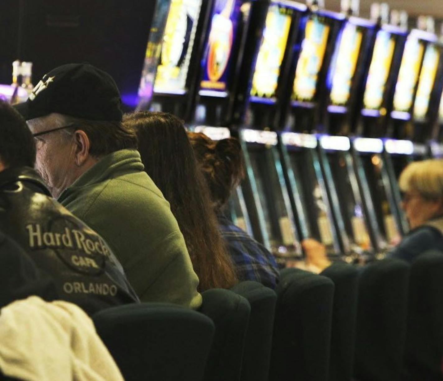 Slot players at the Fond du Luth Casino in this Star Tribune file photo.