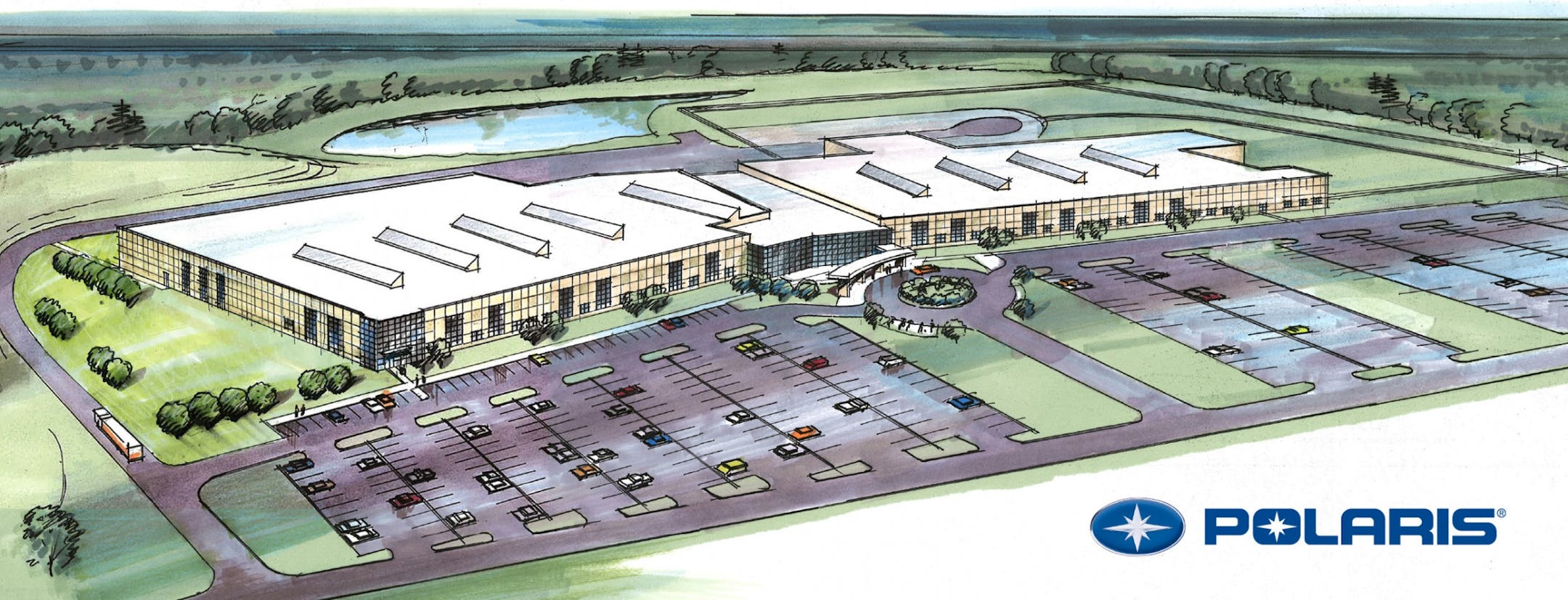 provided image - groundbreaking for new Polaris facility