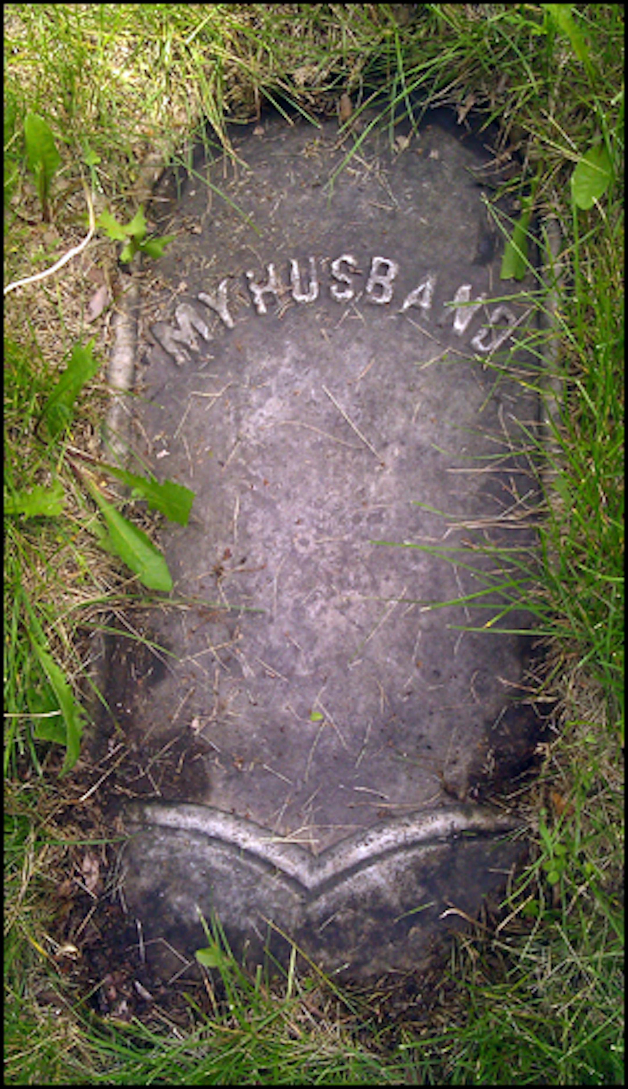 Beltrami Park grave marker, northeast Minneapolis, June 2013.