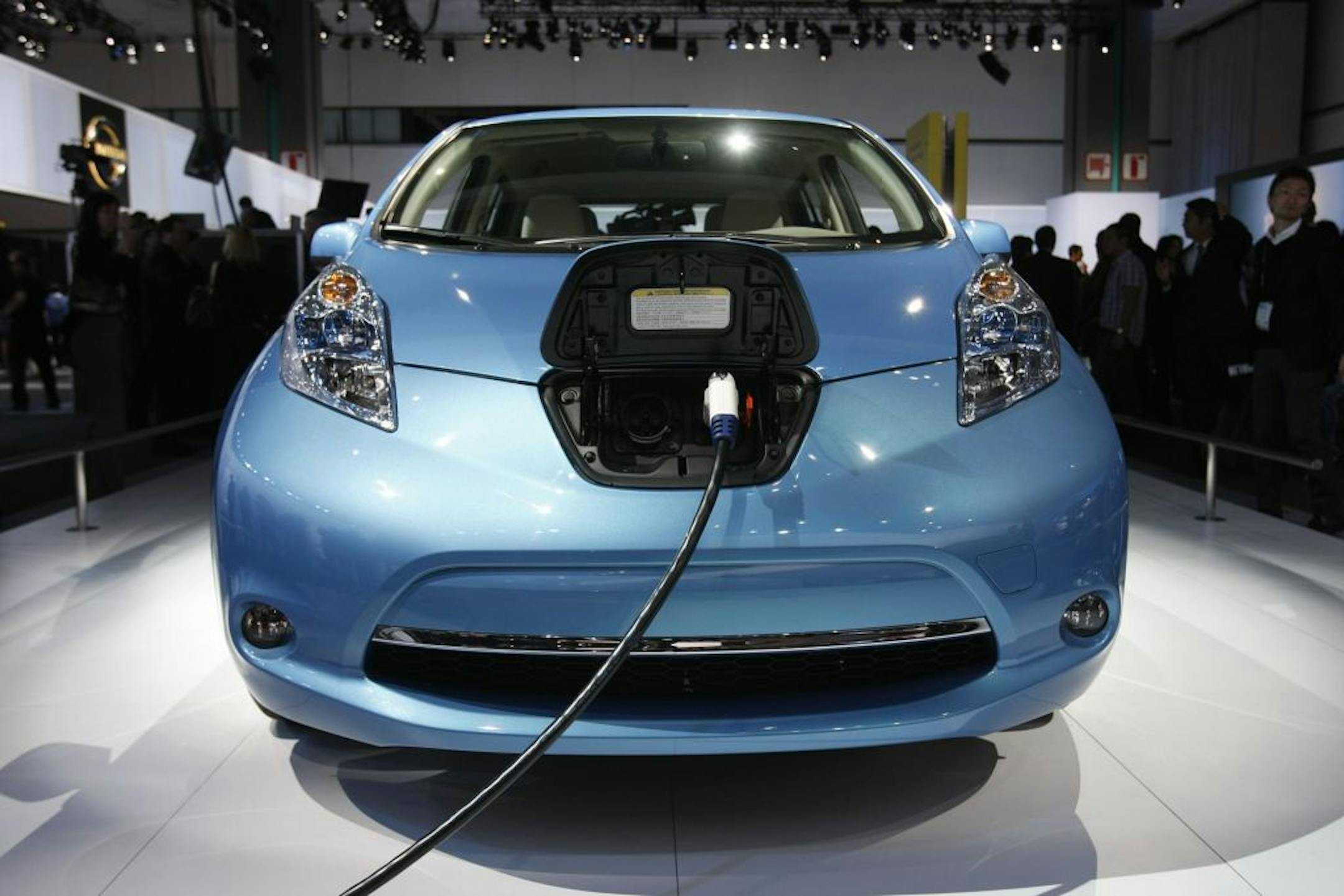 The 2010 Nissan Leaf was billed as the first mass-market all-electric car on the market.