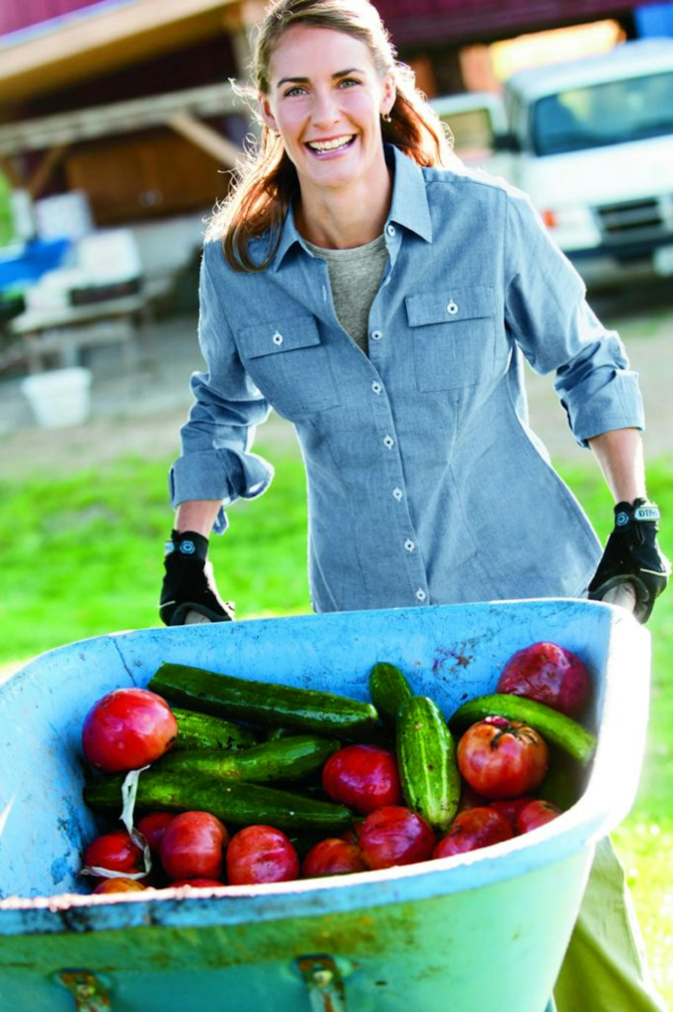 Photo by NICK BERARDOver the years, Duluth Real Women models have been veterinarians, produce and landscape farm owners, master gardeners, researchers and serious do-it-yourselfers who demand their clothing work as long and hard as they do. "My Duluth workwear is the best! I work outside in all types of weather and need to be comfortable and work efficiently," says Rebecca Claypool, an agroecology grad, Midwest produce farm owner and Duluth Real Woman. "Duluth Trading makes durable, rugged clot