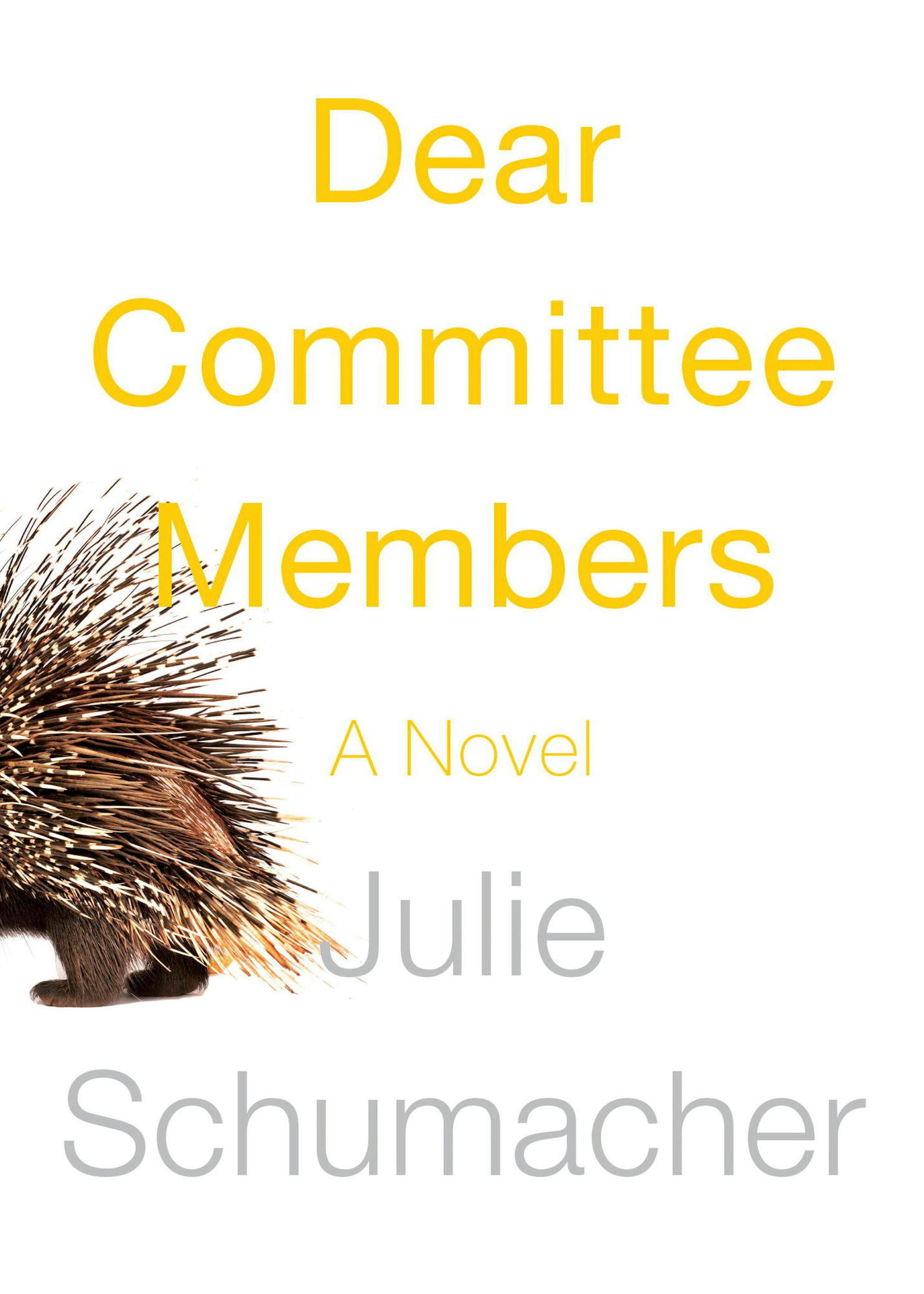 "Dear Committee Members," by Julie Schumacher