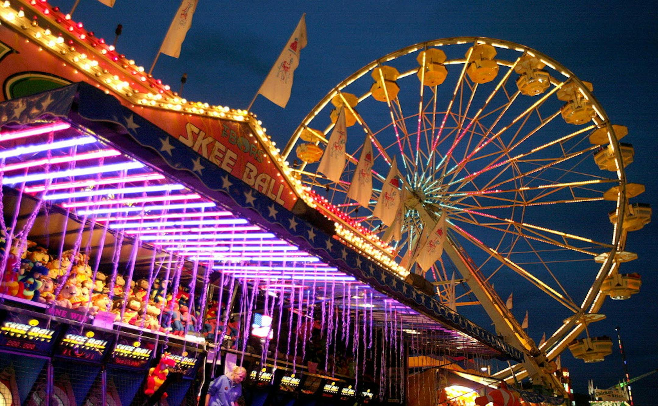 The Midway at the Minnesota State Fair.