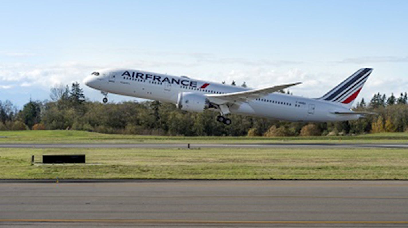 Air France (AFA); 787-8; Take Off; Everett; Left Side View; K66597; 2016-11-30