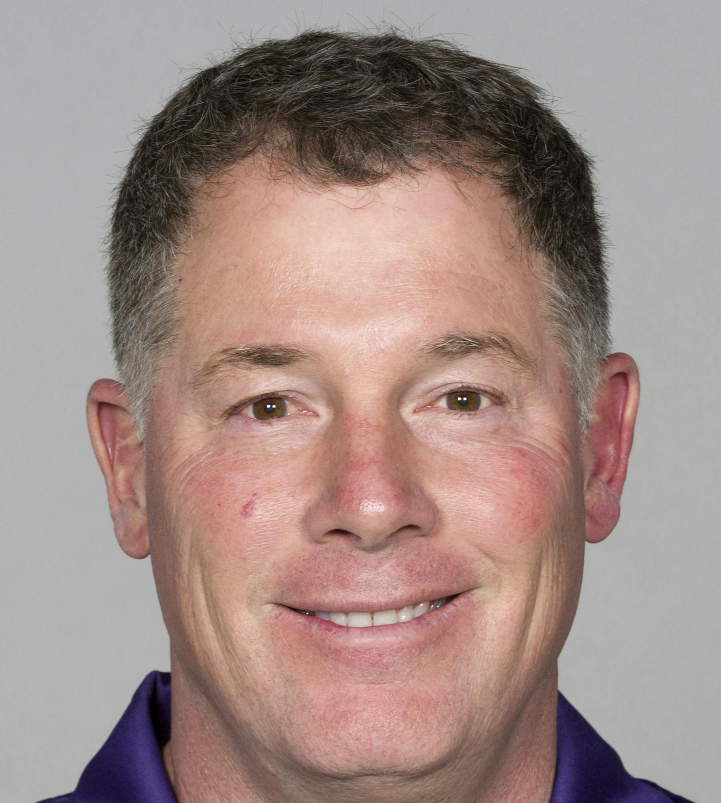 FILE - This is a 2016 file photo showing Pat Shurmur of the Minnesota Vikings NFL football team. Vikings offensive coordinator Norv Turner has resigned. He&#xed;s been replaced on an interim basis by Pat Shurmur. The Vikings announced the news on Wednesday, Nov. 2, 2016, two days after their second consecutive defeat. (AP Photo) ORG XMIT: NY167