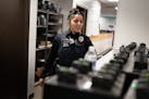 Alaina Carrion has been with the Roseville Police Department for two years. Many suburban departments are attempting to lure in or keep employees usin