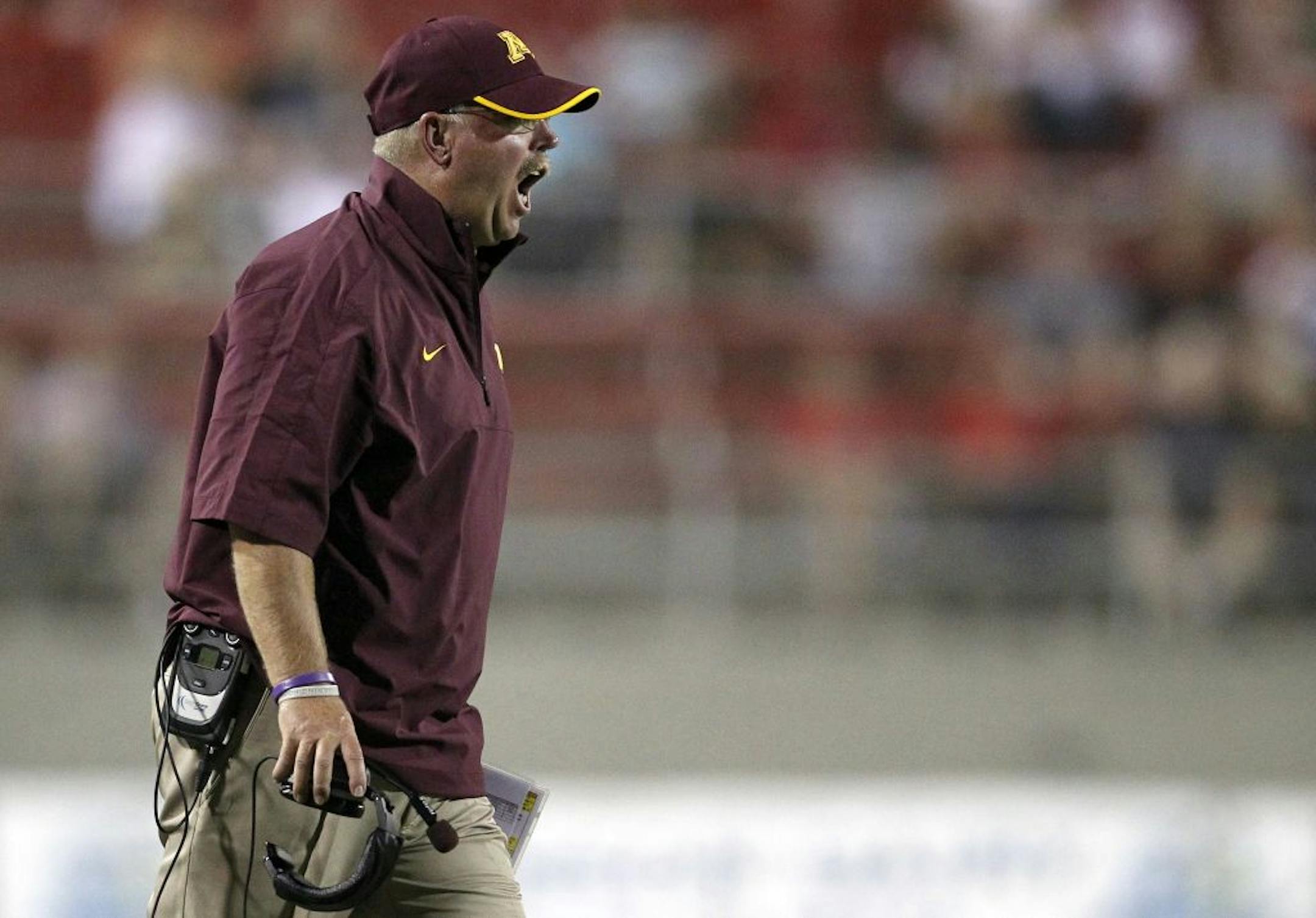 Minnesota head coach Jerry Kill