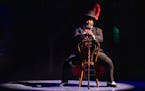 Veteran actor Andre Shoals owns the stage as the Chimney Man in Theater Latte Da’s “Jelly’s Last Jam.” The show runs through May 8 at the Ritz
