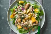 Asian Chicken Salad is a simple meal that can be made with one arm tied behind your back — or in a sling. Credit: Mette Nielsen, Special to the Star