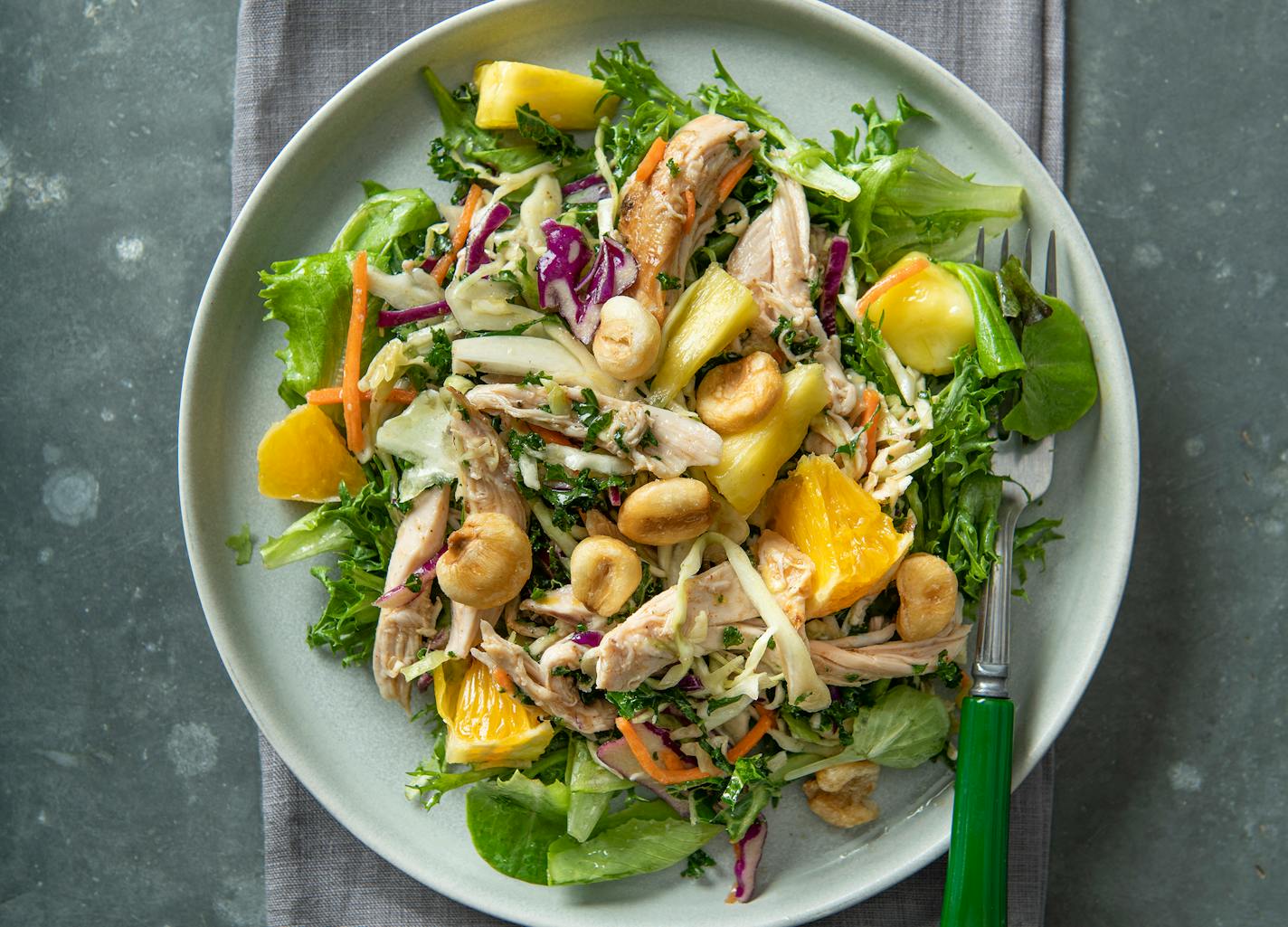 Asian Chicken Salad is a simple meal that can be made with one arm tied behind your back — or in a sling. Credit: Mette Nielsen, Special to the Star Tribune