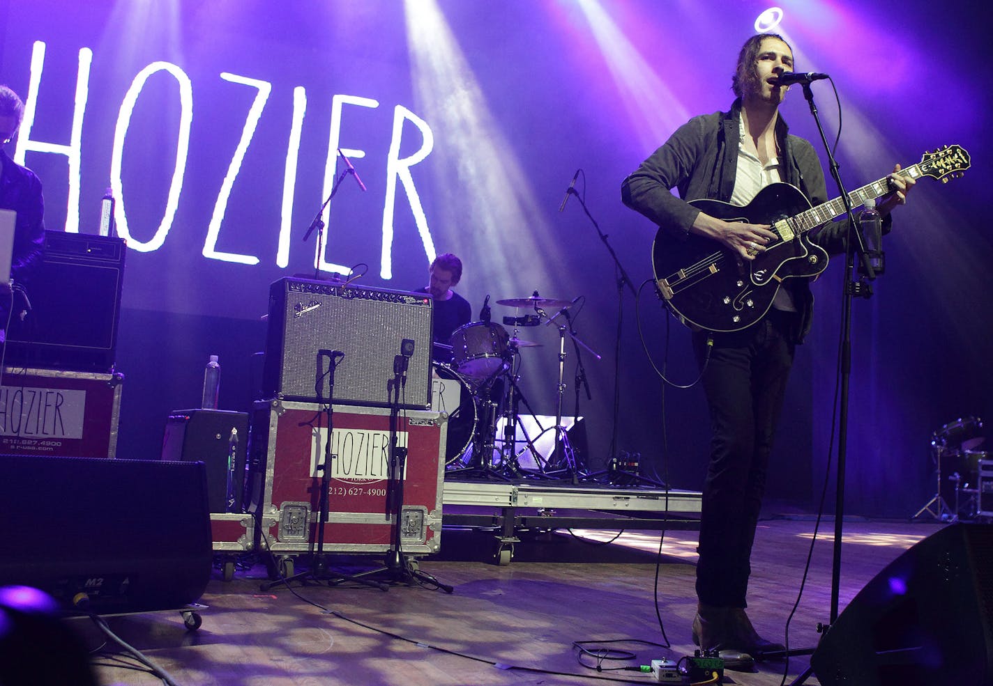 Andrew Hozier-Byrne, a k a Hozier, performs during the Sweetlife Festival at Merriweather Post Pavilion on Saturday, May 10, 2014, in Columbia, Md.